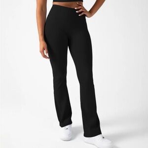 Avia Women's Black Straight Leg Activewear Leggings